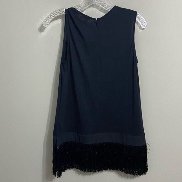 NEW SZ XS J.Crew Fringe Tunic - Picture 4 of 6
